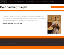 Tablet Screenshot of gardnertrumpet.com